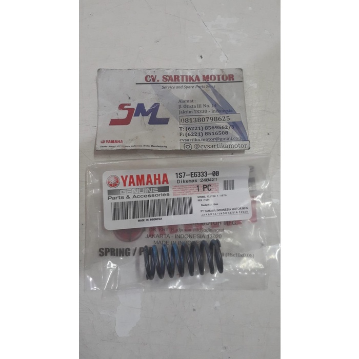 Per Kopling Jupiter Mx / Spring, Clutch 1 (1S71) 1S7-E6333-00