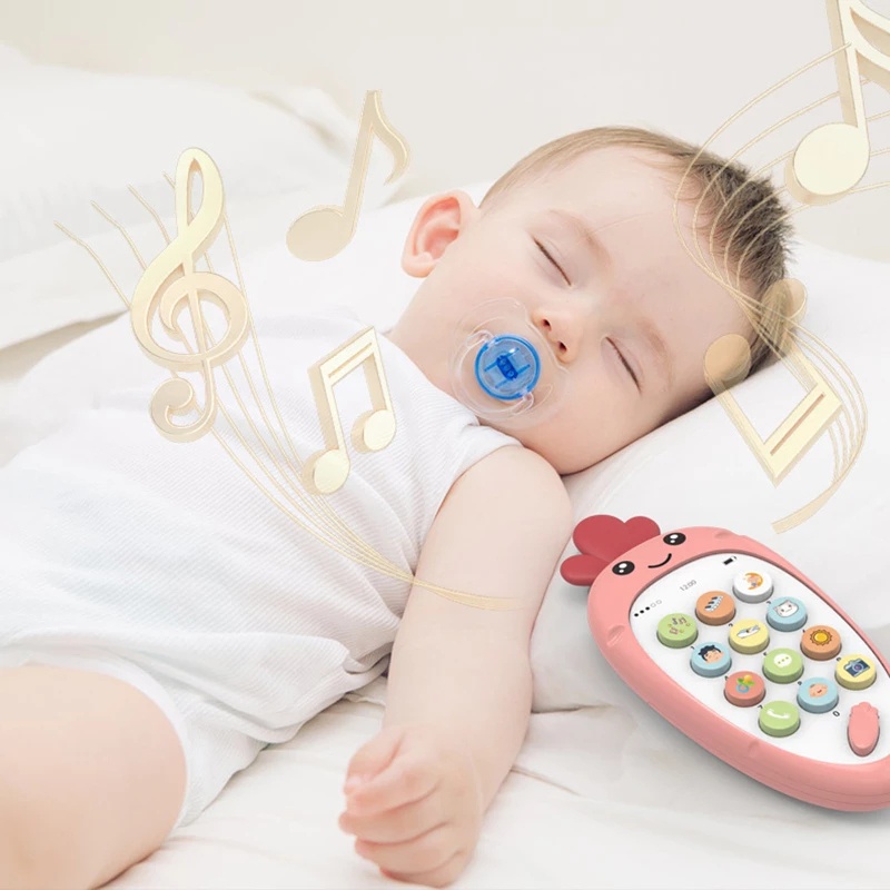 (Baby Toy) (Bilingual Phone Simulasi Dengan Musik Untuk Mainan Edukasi Anak