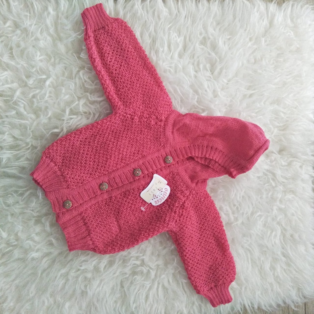 Jaket Bayi Rajut Onnea Warna Topi Laki Perempuan-24