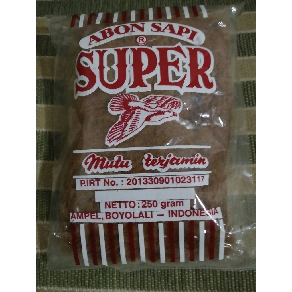 Abon Sapi Super Cap Burung Asli Boyolali