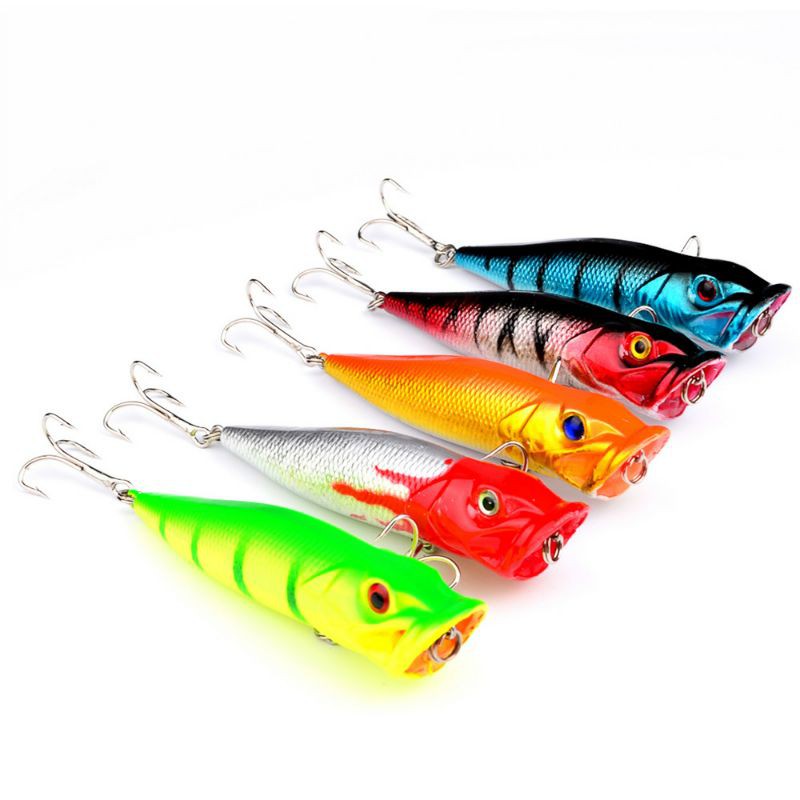 Umpan Pancing popper 9.5cm 12 gram top water fishing lure memancing permukaan