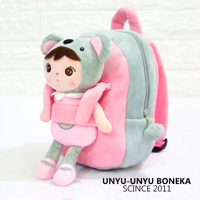 tas ransel metoo Angela strobery panda koala shabby tas sekolah paud kano ultah souvenir