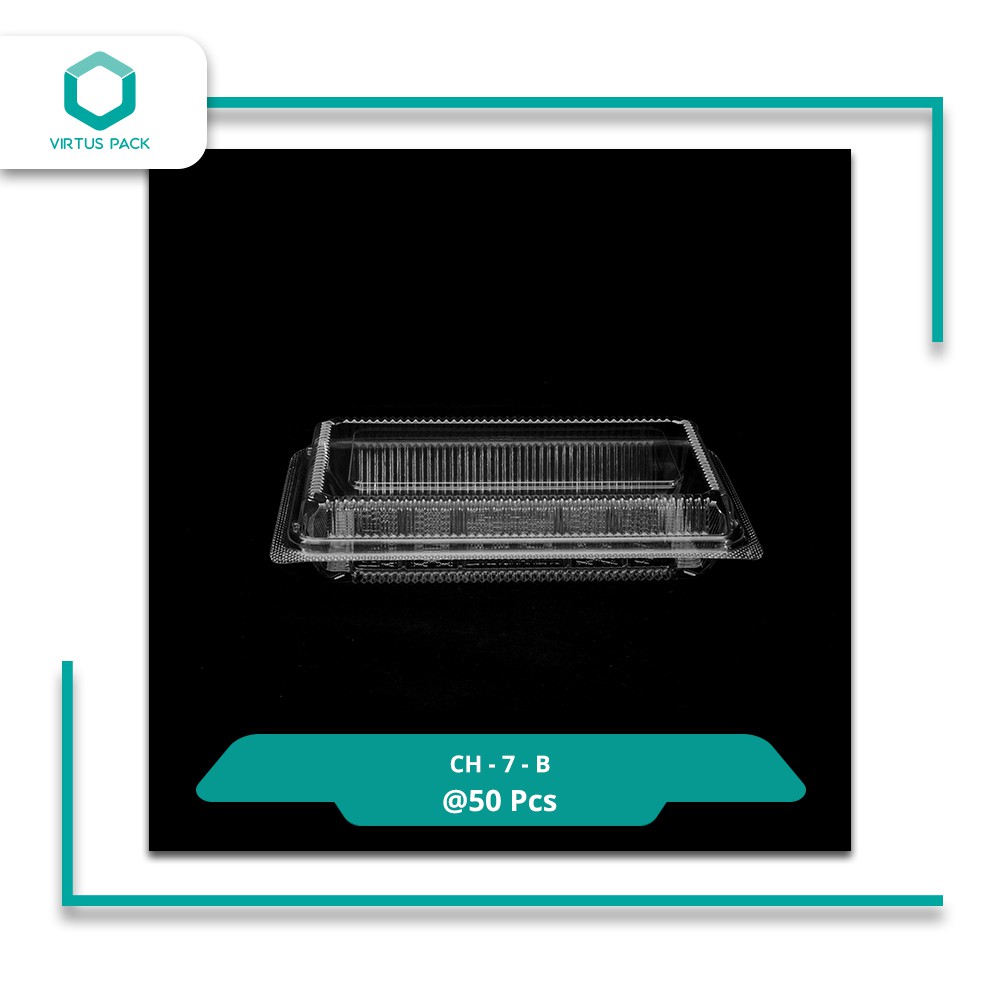 Virtuspack/ Mika Sushi / Mika Box Plastik / CH-7-B / 50pcs