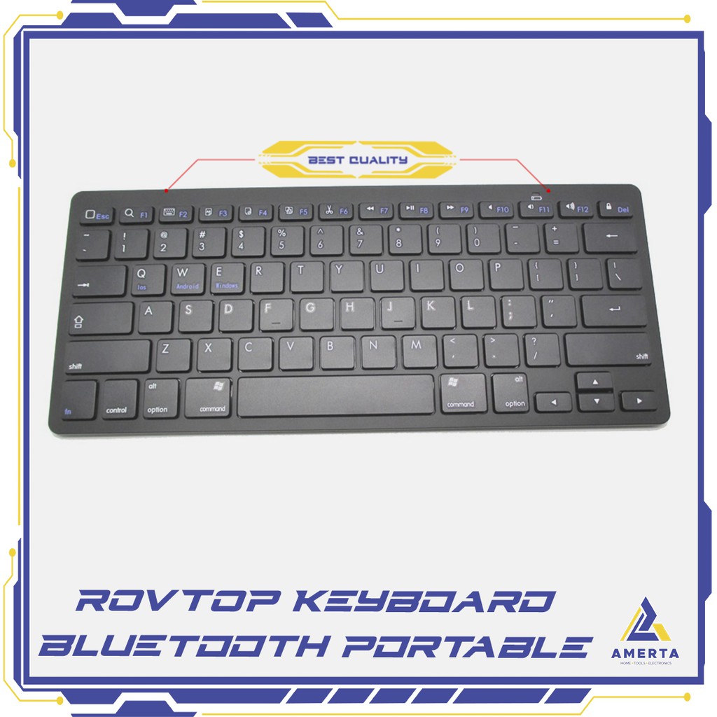 ROVTOP Keyboard Bluetooth Portable