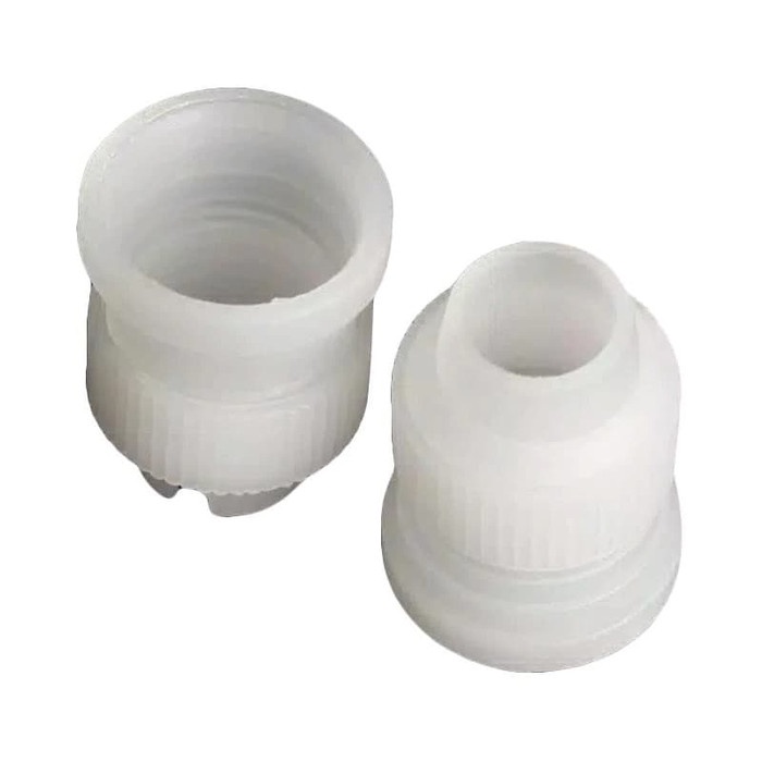 

KUE-PENGHIAS-ALAT- COUPLER BIG SMALL SPUIT NOZZLE CONNECTOR BUTTERCREAM ICING SUGAR CAKE - S -ALAT-