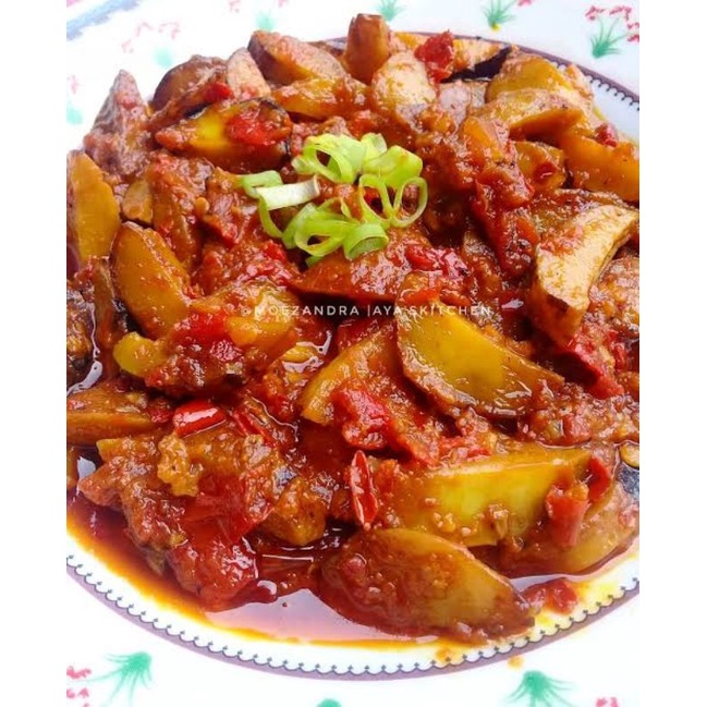 

sambel jengkol terasi khas cirebon extra pedas masak dadakan rasa mantul