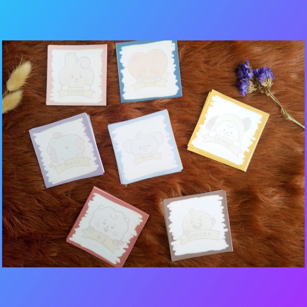 

Memopad Name Baby BT21