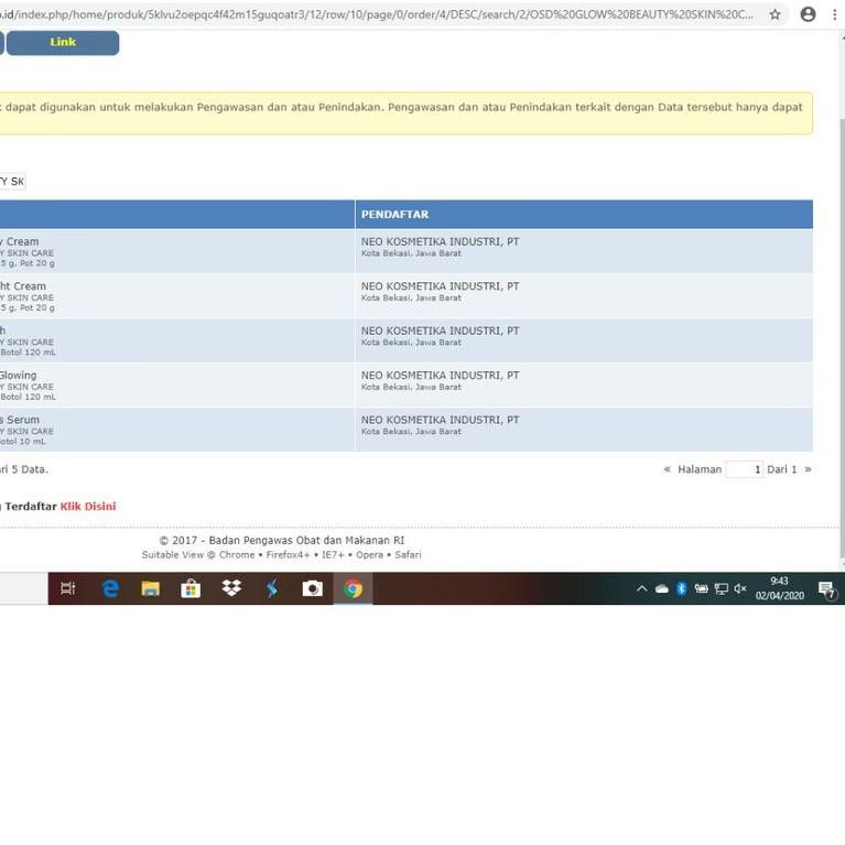 ☄ Paket Satuan OSD Glow Beauty Skincare ✻