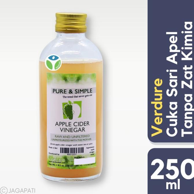 

Promo Awal tahun Verdure - Apple Cider Vinegar - Cuka Sari Apel 250ml Big Sale