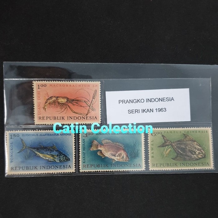 

Hot Sale Perangko Indonesia ( 5Pcs ) Seri Ikan Tahun 1963 Kondisi Baru / Mint Hot Sale