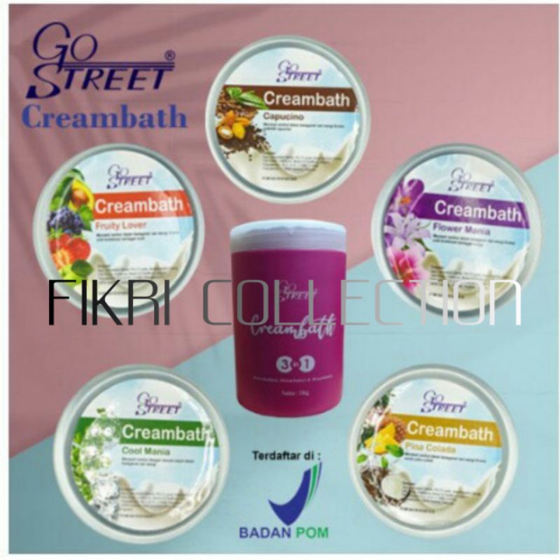 GO STREET CREAMBATH BUAH 1000ML