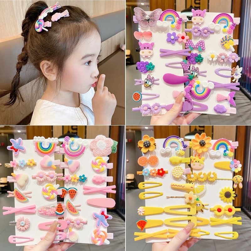 SHABRINA_FASHION!! Jepit rambut anak gadis fashion korea set 14 kartun