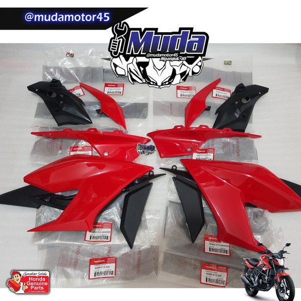PAKET BODY CB150R V2 SHROUD SAYAP TANGKI BATOK KUPING AN LAMPU DEPAN DAN PANEL KASAR COVER TANK INNE