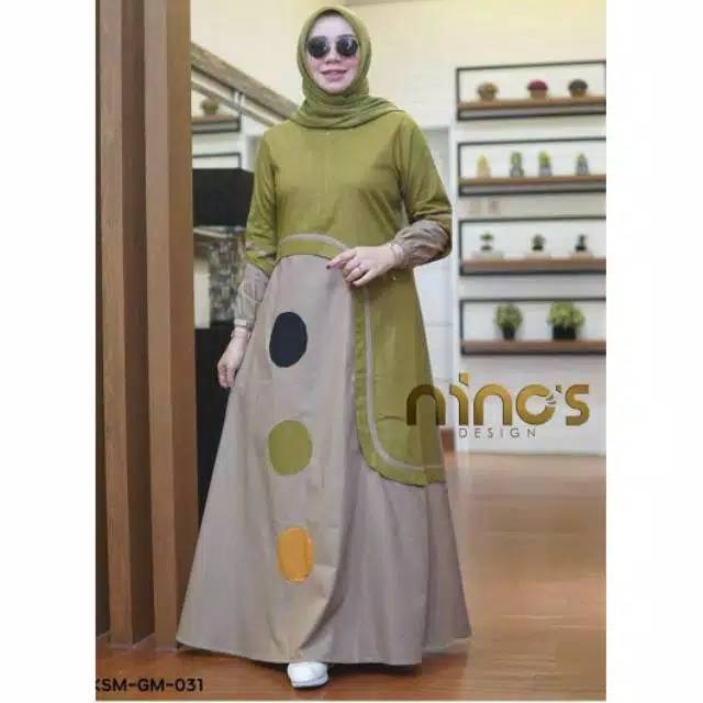 Ninos original / DREES NINOS / ZAHRA DRESS / NINOS DESIG'N / GAMIS Murah /  gamis TOYOBO