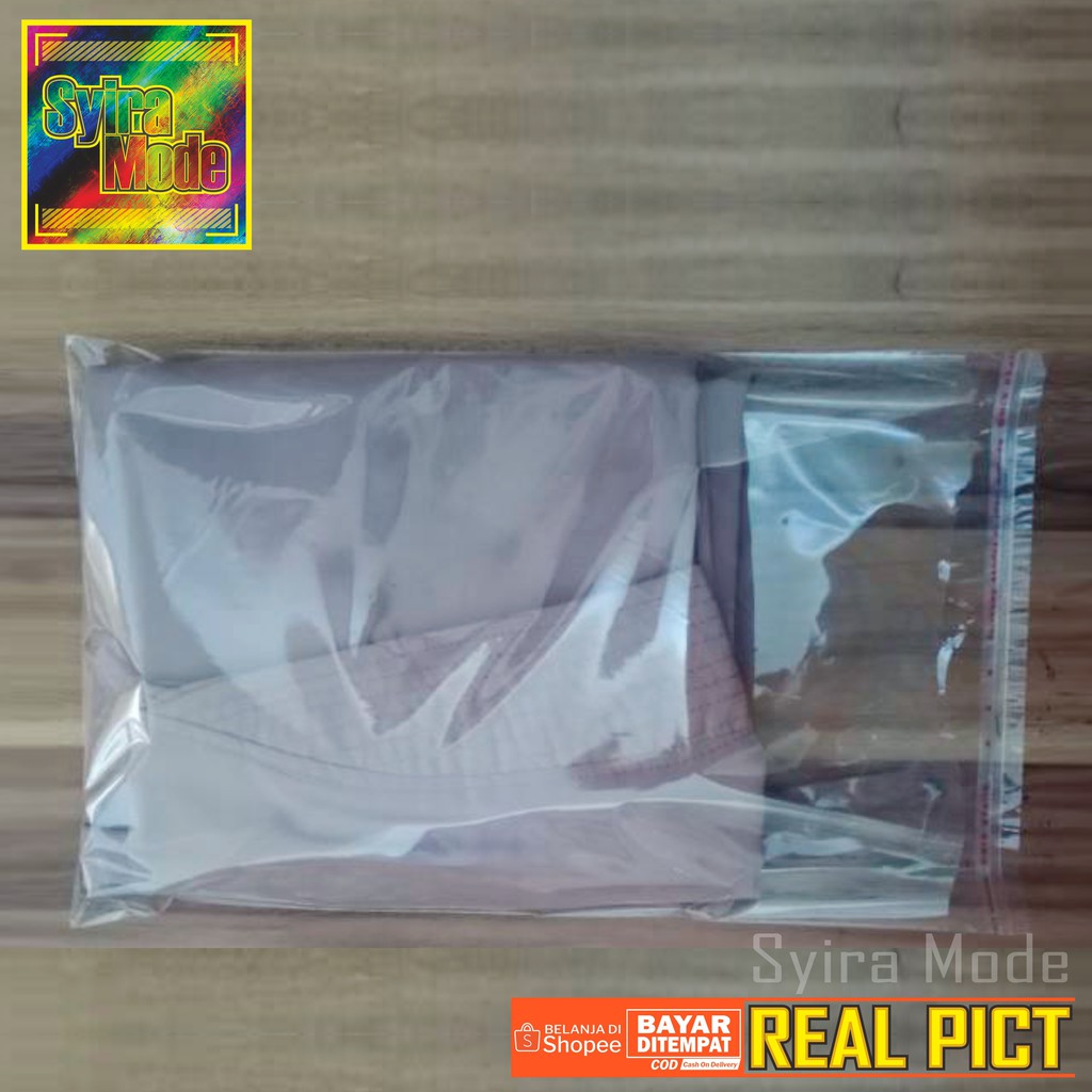 Plastik Opp Baju / Plastik Opp Kerudung / Plastik Opp Sandal / Plastik Opp seal ( Isi 100 Lembar)