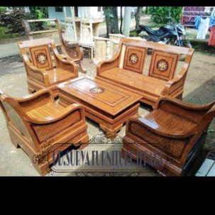 Kursi untuk ruangan tamu kursi kayu jati meja kursi tamu minimalis Jepara