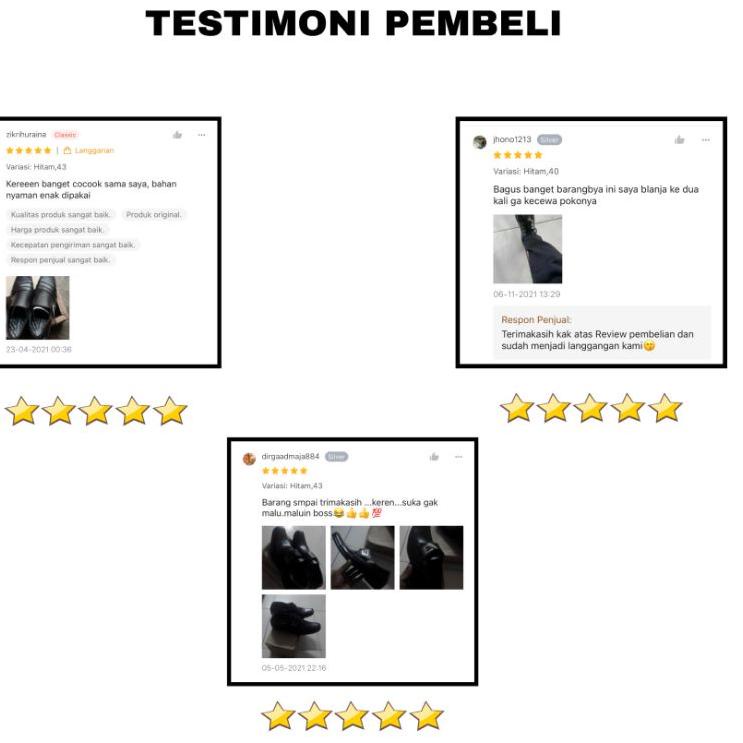 Terbaik.. Sepatu PDH Pria Kulit Asli Sepatu PDH Polri Satpam  | R2