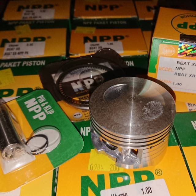 PISTON KIT BEAT / VARIO / BLADE XB 130CC 53.5 54 54.5 55 55.5 NPP
