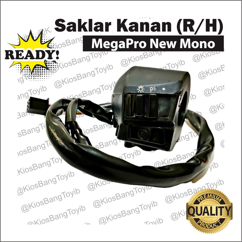 Saklar Holder Handle Switch Kanan Honda MegaPro New Mono  ★ISHIMA★