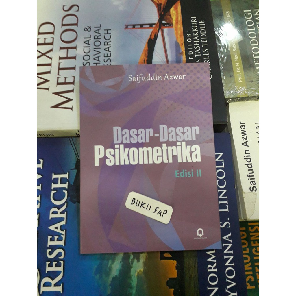 Buku Dasar dasar psikometri edisi 2 - saifuddin azwar ORIGINAL