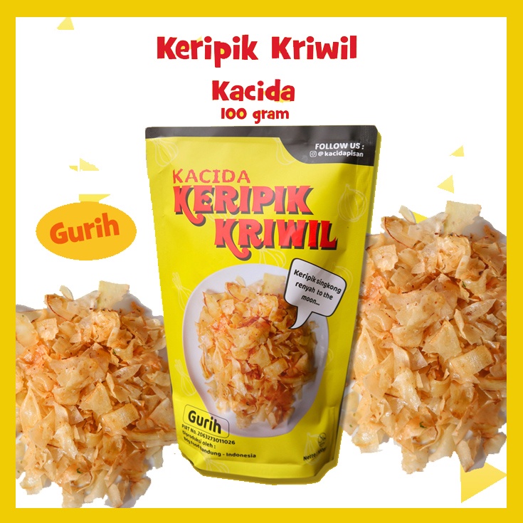 

Keripik Singkong Kriwil Ketumbar Renyah Rasa Asin Gurih 100gr