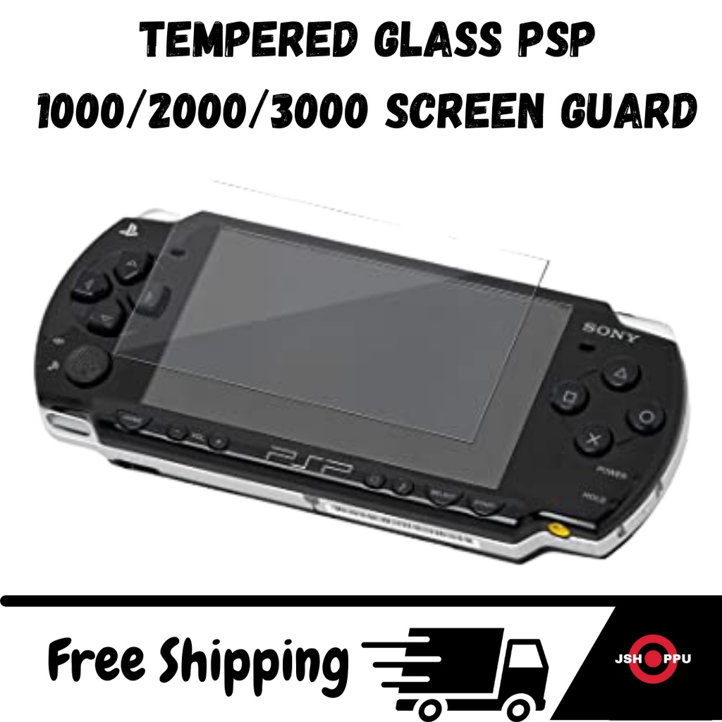 Anti Gores Screen Guard untuk PSP Slim 2000 3000 Fat 1000 Tempered Glass PSP