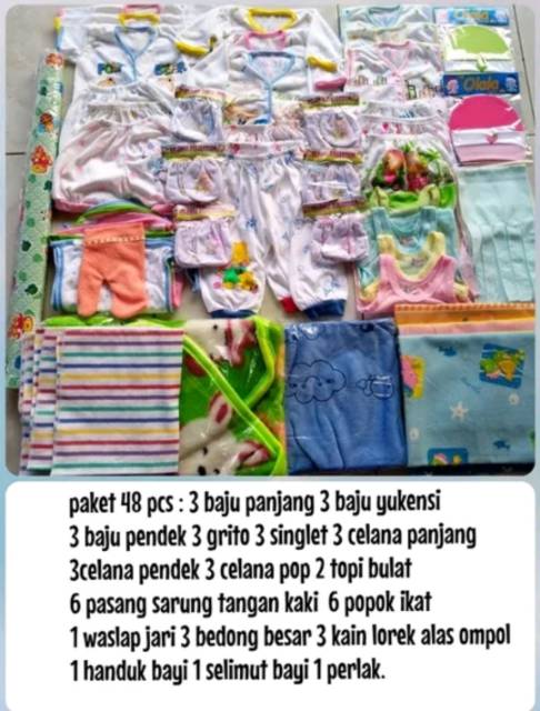 Paket Perlengkapan Bayi/Newborn Hemat &amp; Lengkap