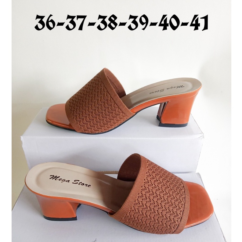 Sandal Chunky Heels Sendal Wanita Dewasa Sandal Murah Sandal Pesta MG 2