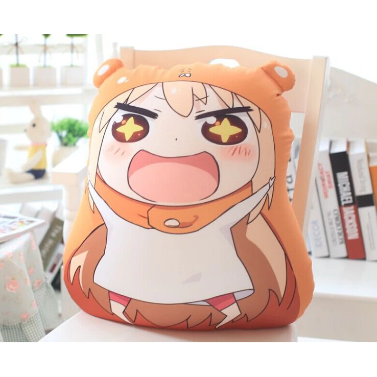 Boneka Lucu Kawaii Sankaku cabeza himuto Umaru Chan Umaru Doma Cosplay marionetas de terciopelo