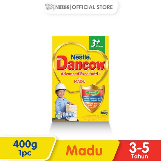 DANCOW 3+MADU 400gr - SUSU FORMULA ANAK 3-5 TAHUN
