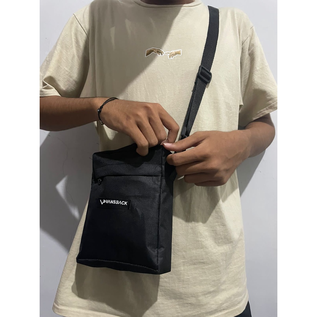 Tas Selempang Slingbag Pouch Casual Vansback Conor Terbaru Murah