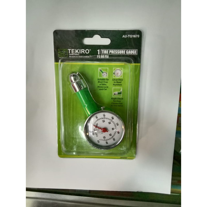 Tekiro Ukuran Angin Ban 60 PSI