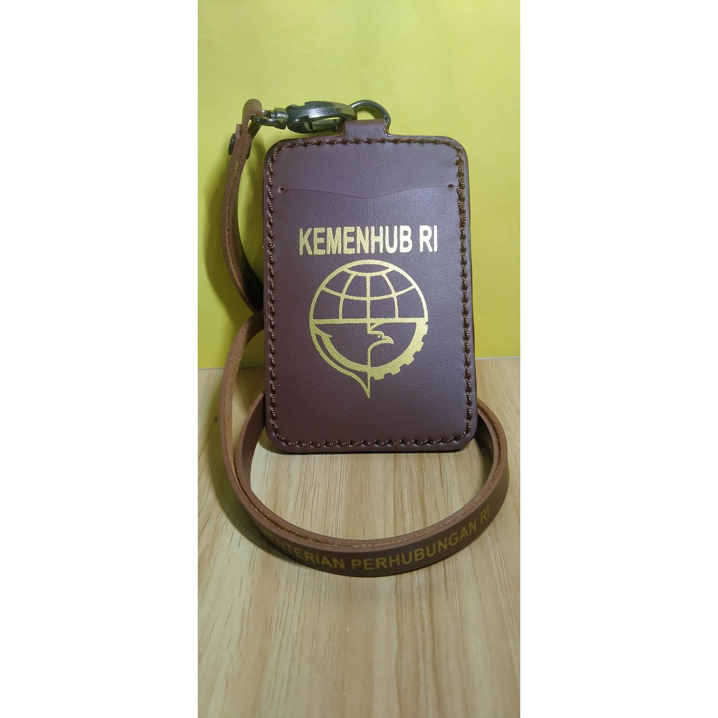 

kalung id card name tag tali lanyard logo KEMENHUD RI