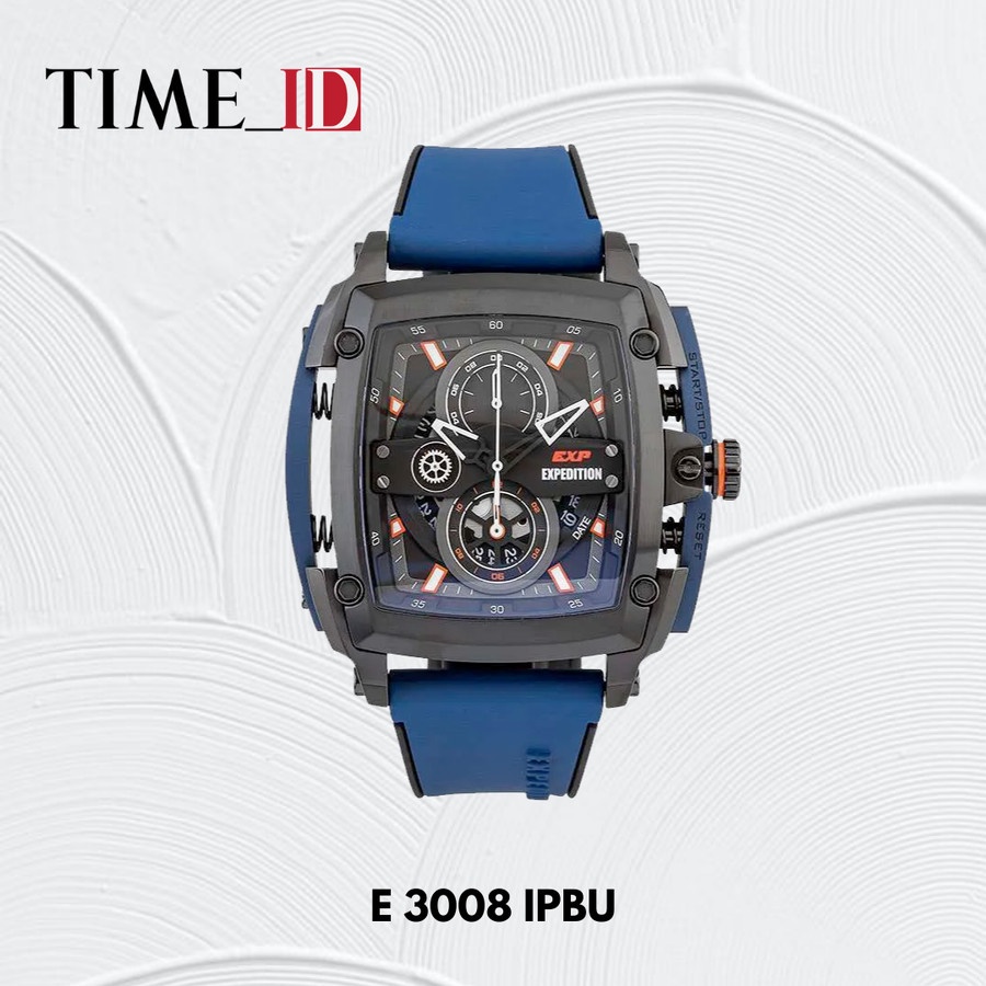 Jam Tangan Expedition E 3008 Blue Black Pria