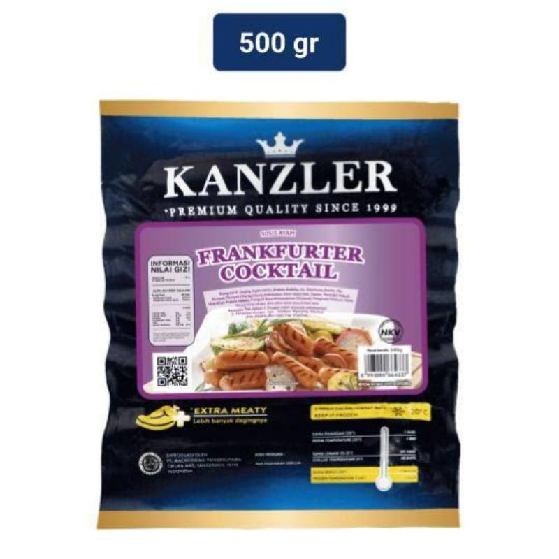 

kanzler frankfurter cocktail 500 gram