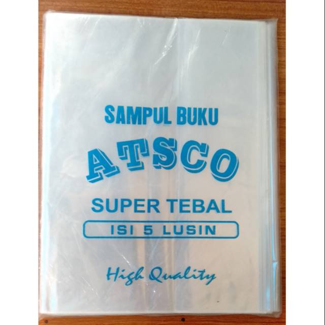 

Sampul plastik buku kuarto Atsco Tebal (1 bungkus)