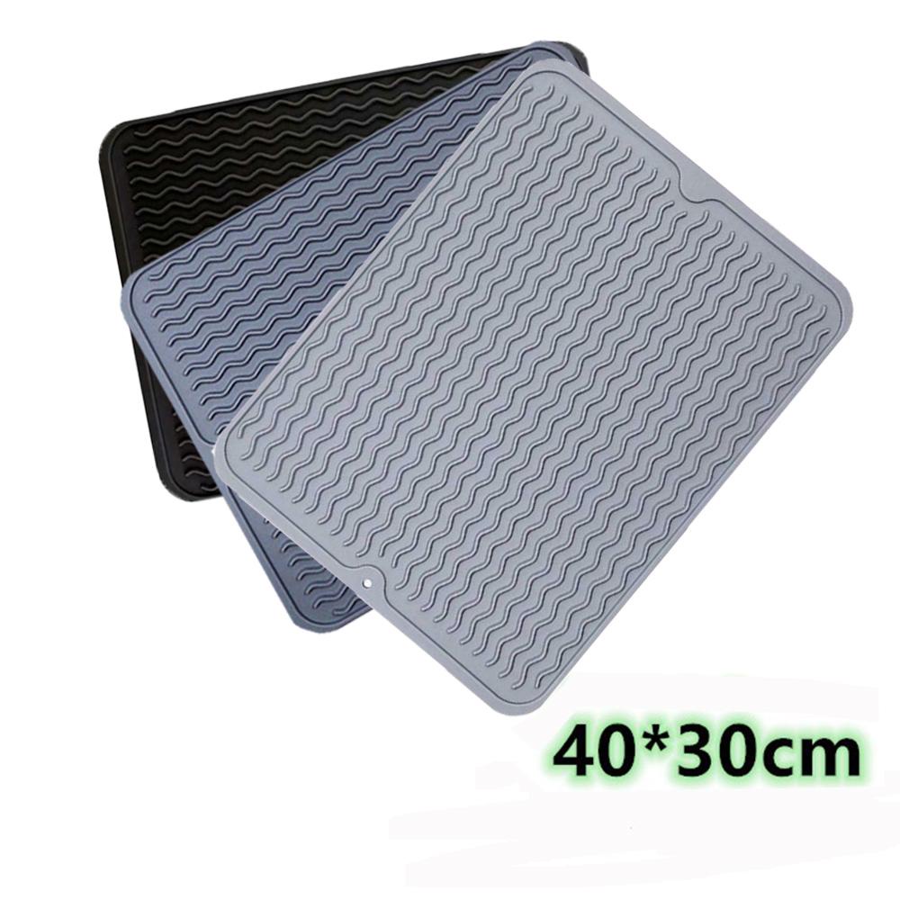 Wonder Silicone Drying Mat Alas Pengeringan Dapur Non-slip Dish Holder Table Mat