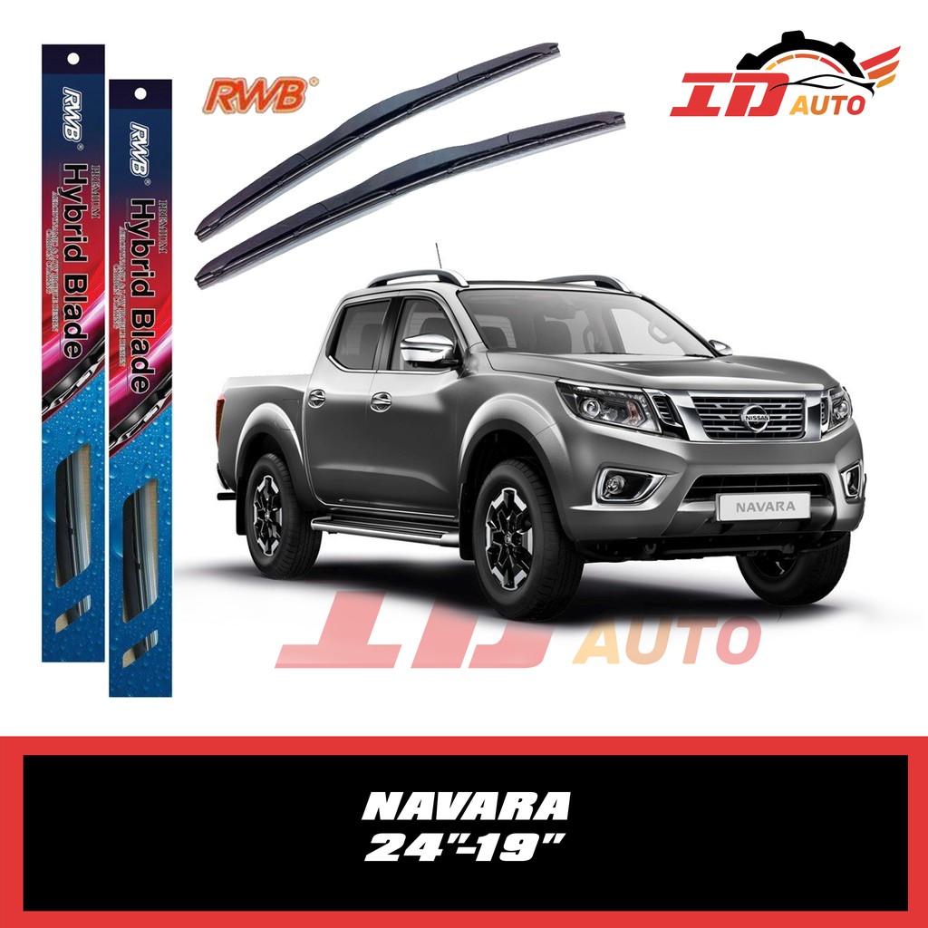 WIPER NISSAN NAVARA SET UKURAN 24 DAN 19 MERK RWB