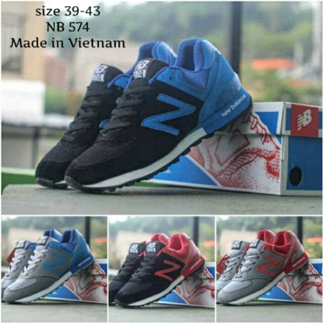 NB 574 
Made in Vietnam
 Sepatu Sport Olahraga Pria Galeri Intan.8166