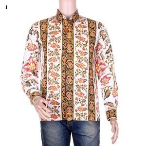 Kemeja Batik | Baju Kerja Pria Lengan Panjang - Size sampai XXL - No 4