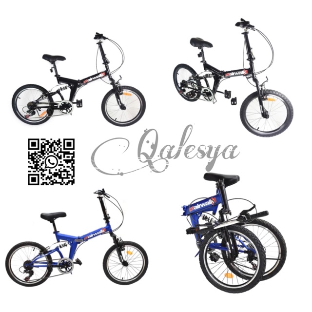 Sepeda Lipat Suspensi 20inc