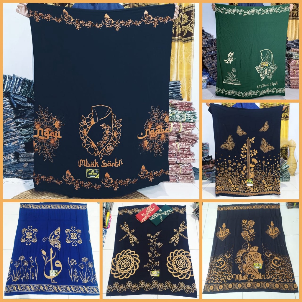 SARUNG SANTRI MOTIF MBAK SANTRI TERBARU VARIAN LENGKAP