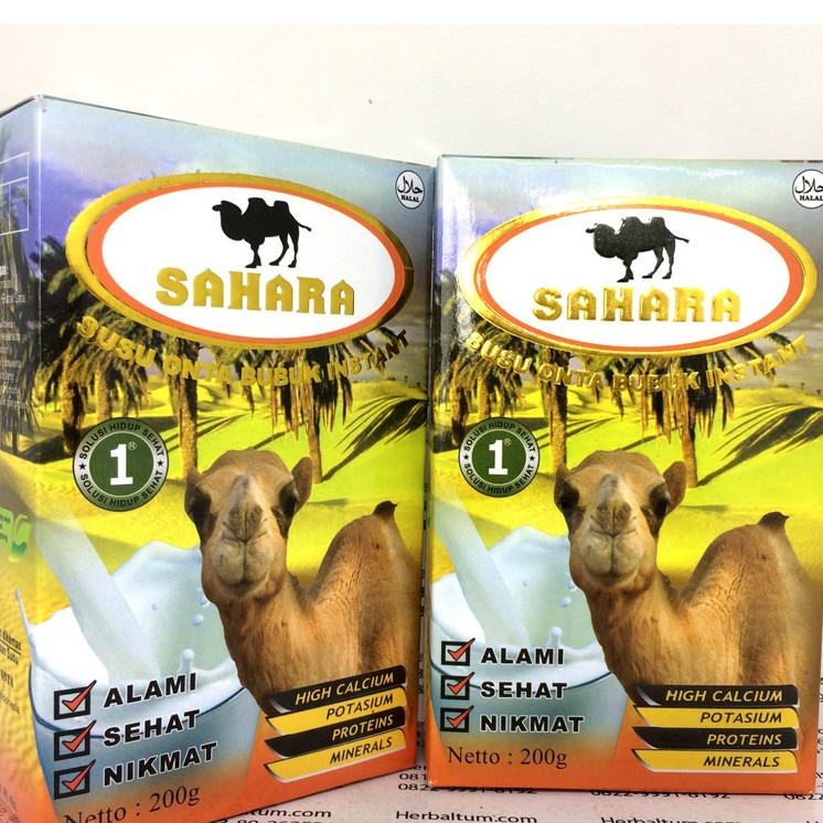 

Susu Unta | Susu Onta Sahara | Bubuk Instant 200 gram