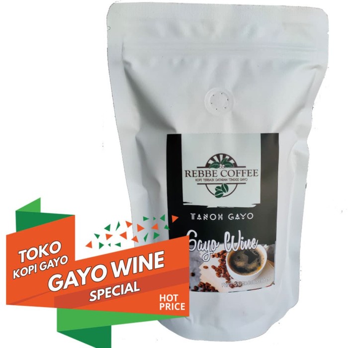 

KOPI GAYO WINE BIJI DAN BUBUK 200G