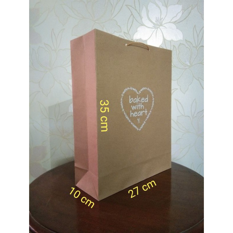 

paper bag custom 25 x 10 x 32 | shoping bag tas souvenir