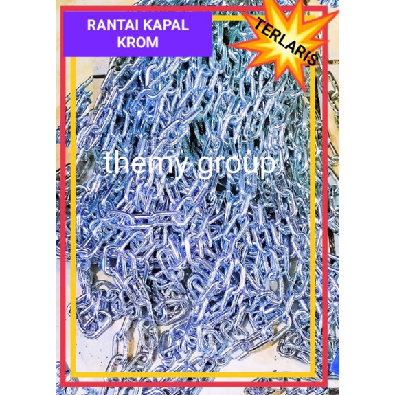 RANTAI KAPAL/RANTAI PAGAR/RANTAI BAJA/RANTAI SERBA GUNA+GEMBOK BAJA/GEMBOK RUMAH
