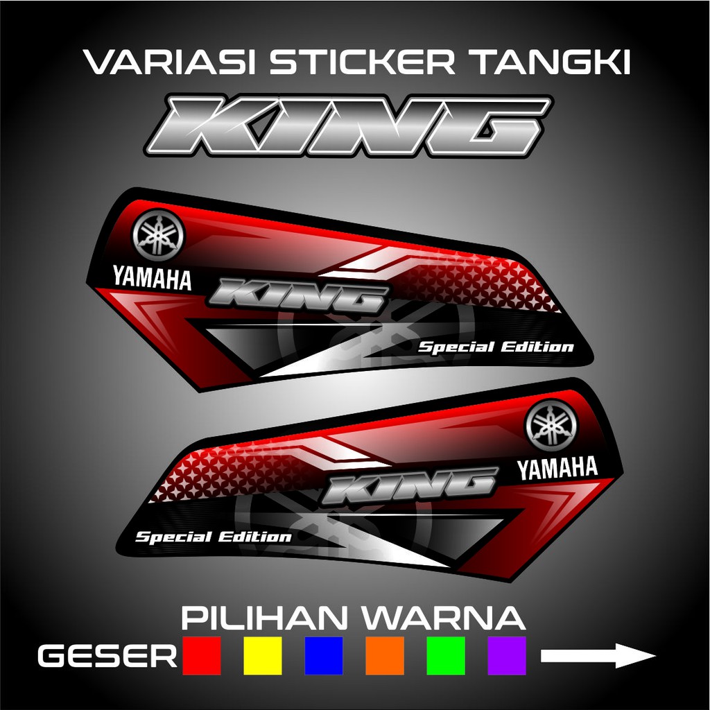 STRIPING TANGKI YAMAHA RX KING STICKER VARIASI STRIPING MOTOR YAMAHA RX KING TANGKI