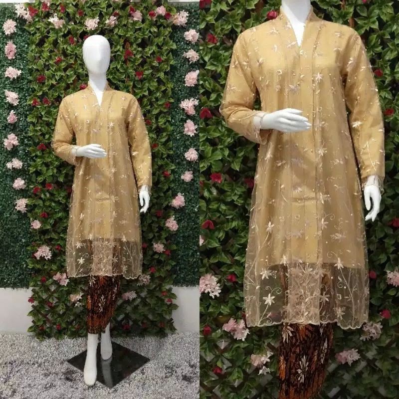 NEW SETELAN TUNIK TULLE BUSUI/KEBAYA MODERN/KEBAYA TULLE PREMIUM