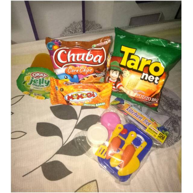 

PAKET HEMAT SOUVENIR ULANG TAHUN SNACK DAN MASAK- MASAKAN / PAKET MURAH / SOVENIR ULTAH