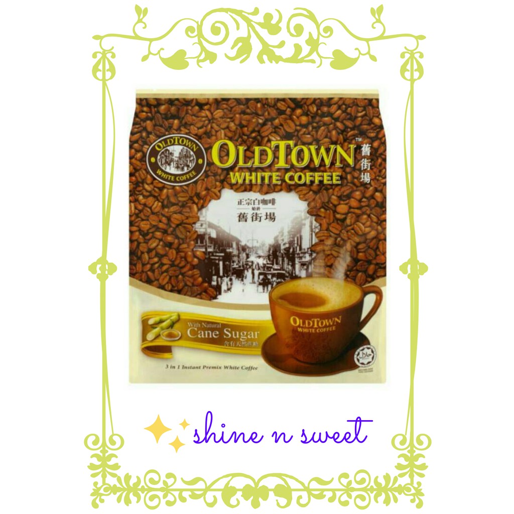 

Old Town White Coffee 3in1 Cane Sugar